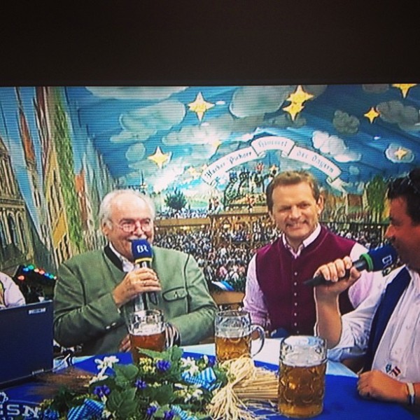 Gotta love that there's #Oktoberfest coverage in #Germany - at all hours -it's serious business! #goingtosleepnow !!