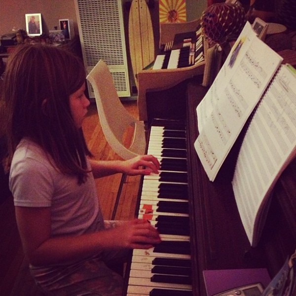 Stay in and practice piano night! Honing them #chops