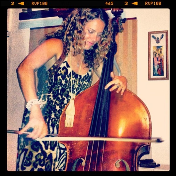 Gettin #funky with #tomfreund on his #standup  #bass #latenight #venice